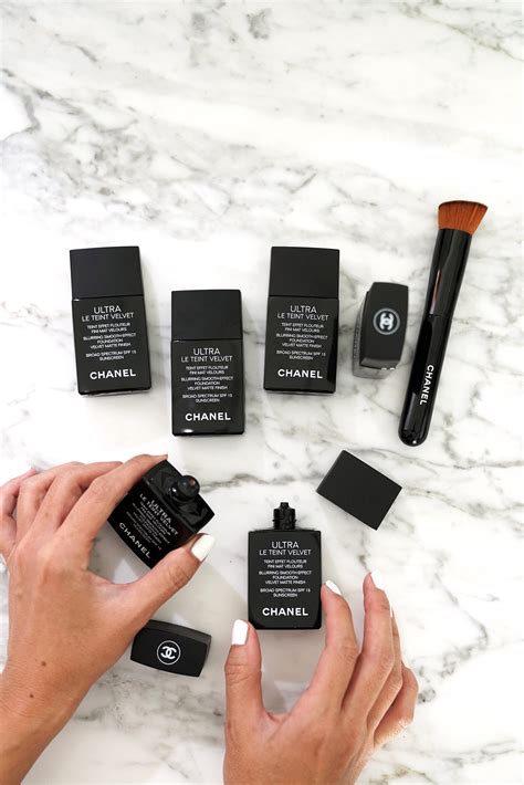 chanel velvet foundation shades